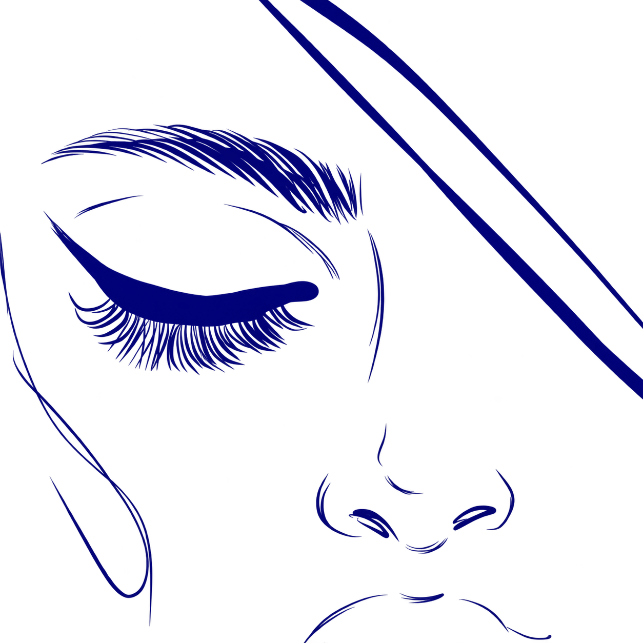 Kate's original face illustration